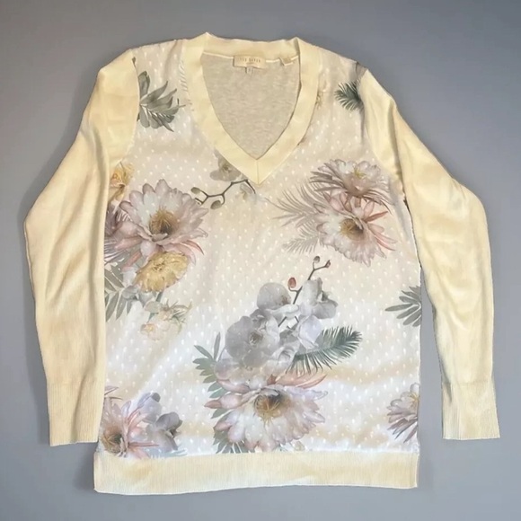 Ted Baker London long sleeve lightweight sweater - Picture 2 of 8